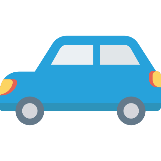graphic icon of a small car, indicating car rental services available for our tours”
